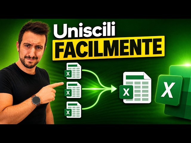 Combina FACILMENTE Tanti Fogli Excel in 1 con questo TRUCCO (Stack Vert e Power Query)