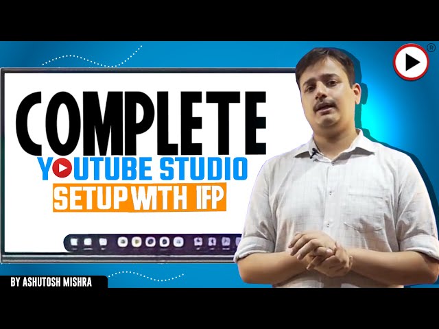 How To Create Best in Class Lecture Recording and Live Streaming Studio with Screen