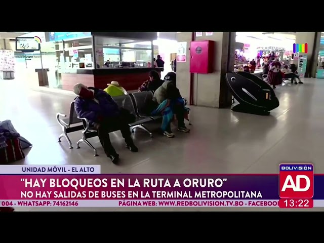Are there departures from the terminal? El Alto: