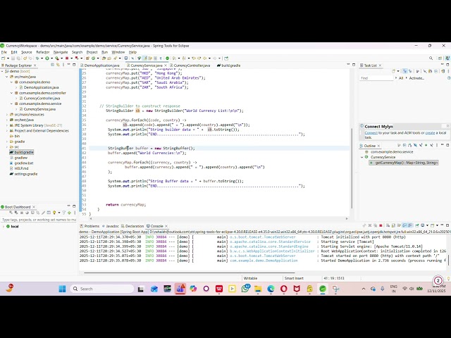 StringBuilder Buffer Gradle
