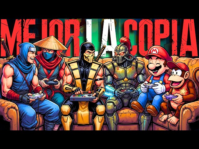10 Juegos QUE PLAGIARON y Resultaron MEJOR QUE EL ORIGINAL