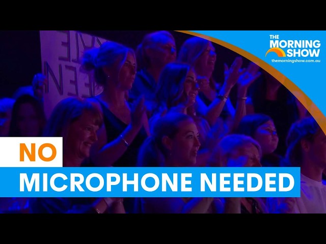Opera singer makes The Voice history without microphone | The Morning Show