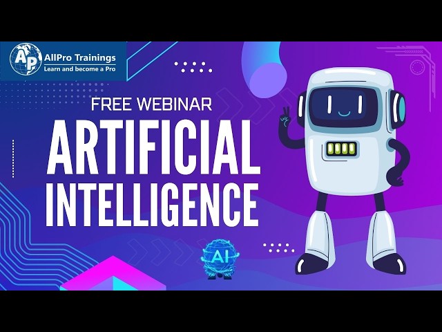Artificial Intelligence Free Webinar