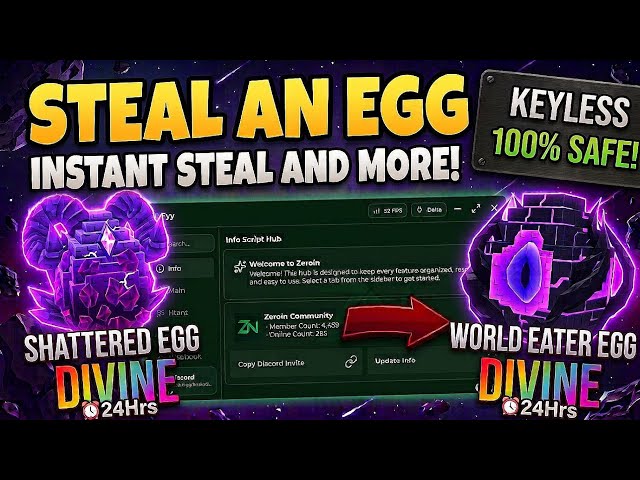 [BEST🥚] STEAL AN EGG SCRIPT! 🔥🥚 - 2026 | KEYLESS | INSTANT STEAL | AUTO RIFT | ESP AND MORE!