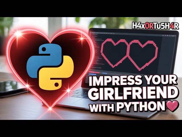 Impress Your GirlFriend With Python ❤️ | Python Turtle Heart Project| H4x0rTu5h4r