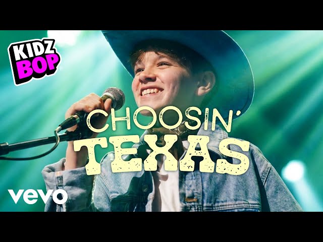 KIDZ BOP Kids - Choosin' Texas | Official Music Video | Best 2026 Kid Songs