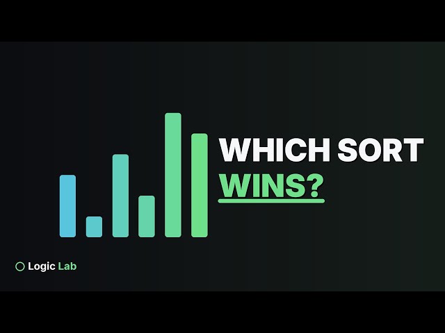 Two Ways to Sort — Which One Wins? (Sorting Algorithms Explained)