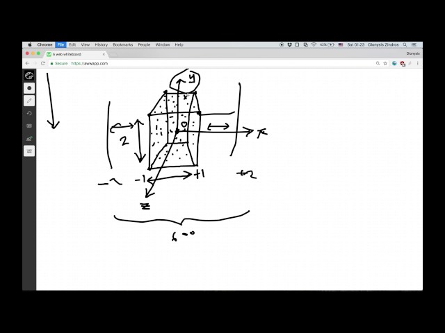 Vanilla Javascript 3D cube  (1/2)