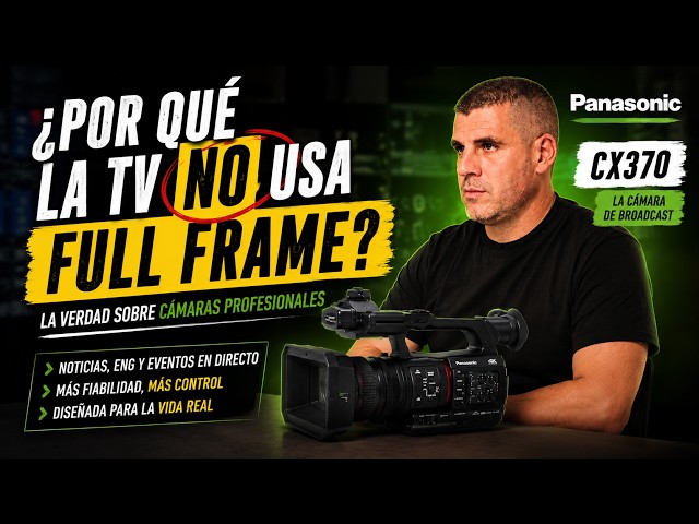Why TV DOESN'T use Full Frame cameras | Camaralia Podcast with Álvaro Ortiz (Panasonic)