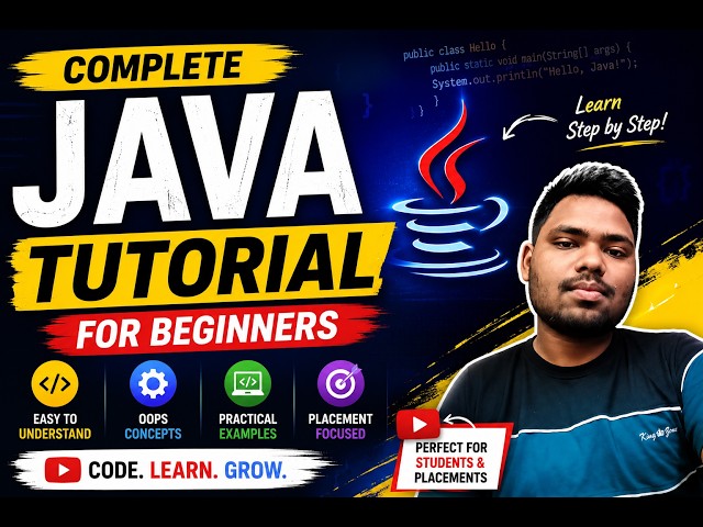 Java (Basic to Advanced)- Lecture_1