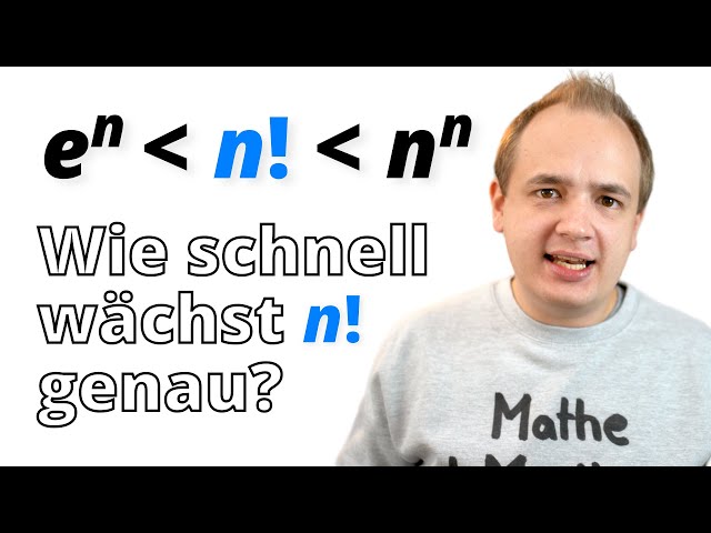 Wie schnell wächst die Fakultät genau?
