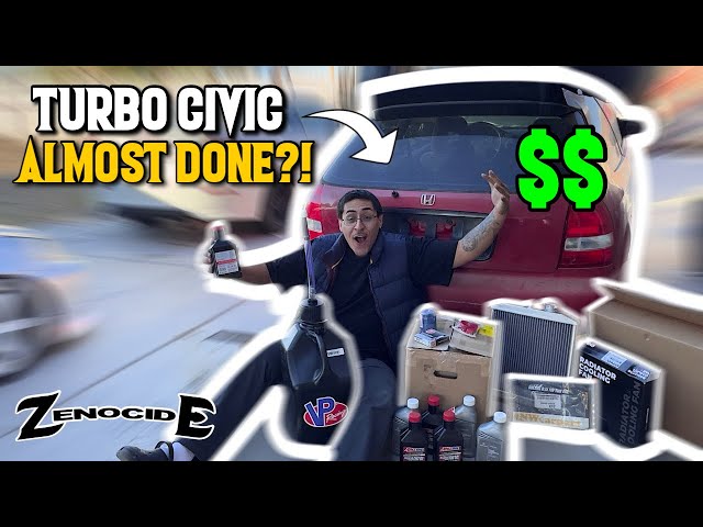 I Spent My WHOLE PAYCHECK On Parts For This Turbo Civic! 😱 (ALMOST DONE!) | 1996 CIVIC BUILD SERIES!
