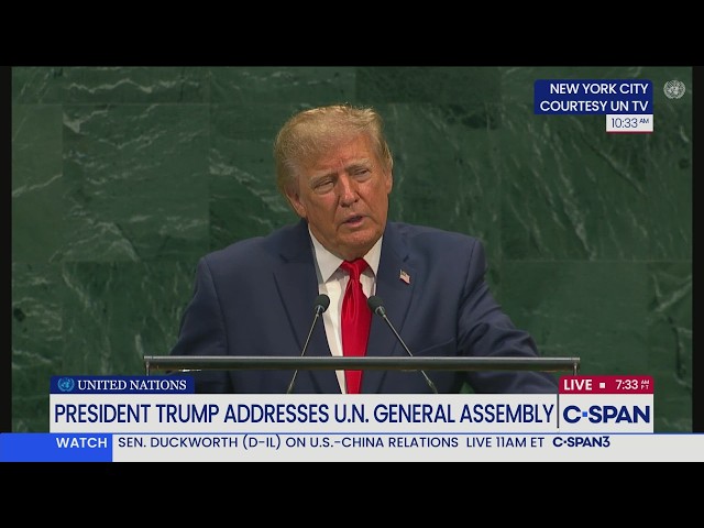 President Trump FULL REMARKS at U.N. General Assembly