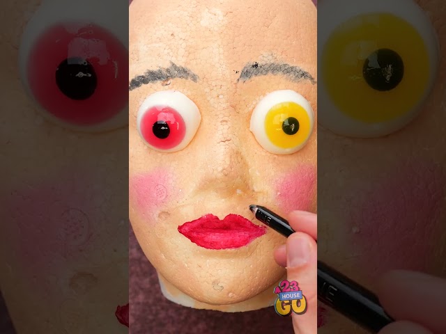 Mannequin MAKEOVER With Makeup! 😆 💄 By 123 GO! House