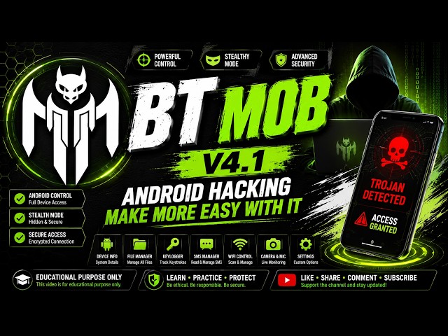 BT MOB V4.1 Latest Features | Android Security & Ethical Hacking Concepts