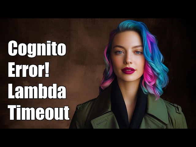 Cognito returns UnexpectedLambdaException timeout error while invoking Lambda function