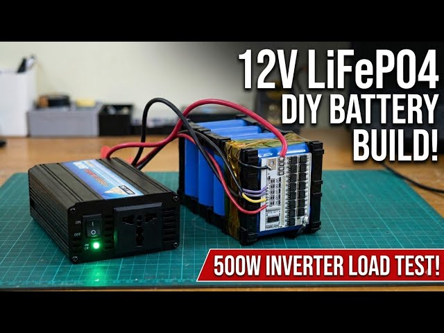 Building a Powerful 12V LiFePO4 Battery Pack | Full Tutorial & Load Test