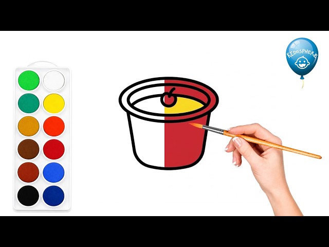 Can You Draw a Paint Bucket? Let's Learn Together! 🖍️