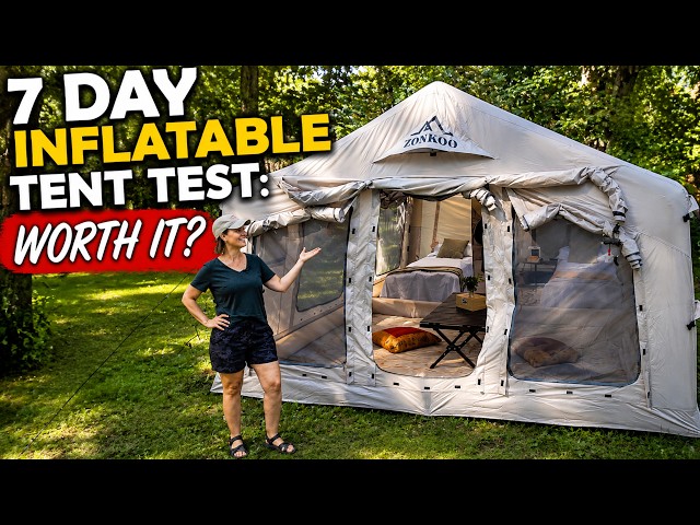 Inflatable Tent: Worth the Price? | 7 Day Zonkoo Draco Inflatable Tent Multi Room Tent