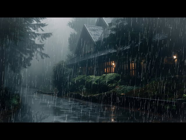 Rain Sounds For Sleeping - 99% Instantly Fall Asleep With Rain And Thunder Sound At Night,Relax #114