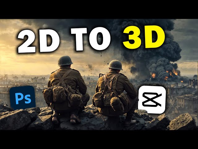 How to CREATE 3D Parallax Effect in CAPCUT + PHOTOSHOP