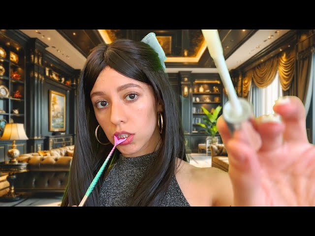 ASMR Mean Girl that Secretly Likes You does Your Makeup at a Mansion Party | Vanessa's Game