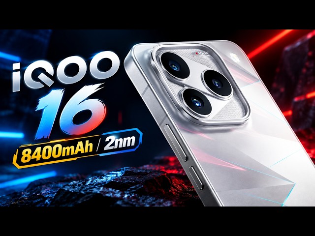iQOO 16 Is INSANE! 2nm Snapdragon, 8400mAh Battery & 165Hz Display