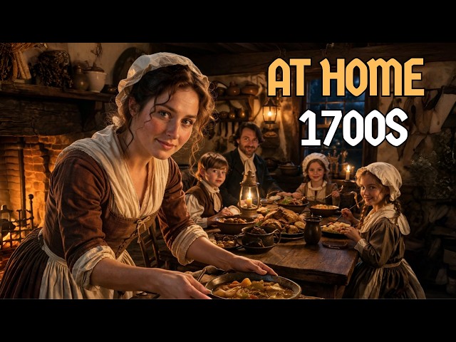 Evenings Inside a Normal Home in the 1700s | History for Sleep