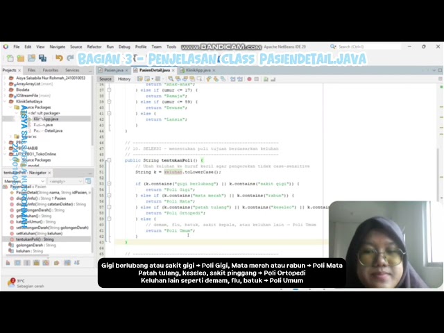 Sistem Informasi Klinik Sehat Jaya | UAS Pemrograman Berbasis Objek 1 | Java NetBeans