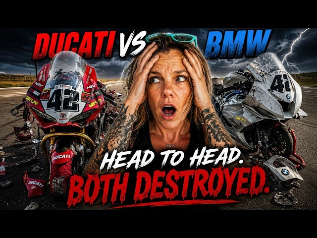 Ducati vs BMW🏍️Neither Made It Home...