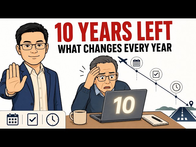 10 Years Left to Retirement — Here's What Changes Every Single Year