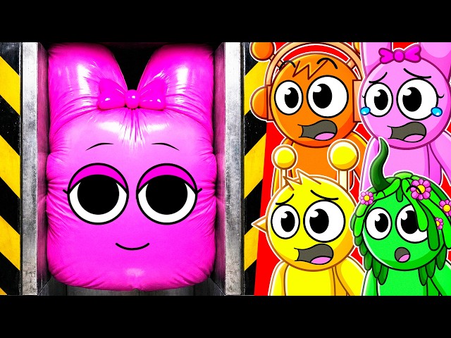 Sprunki Squad Reacts to SQUISHING PINKI! (Funny Animations)