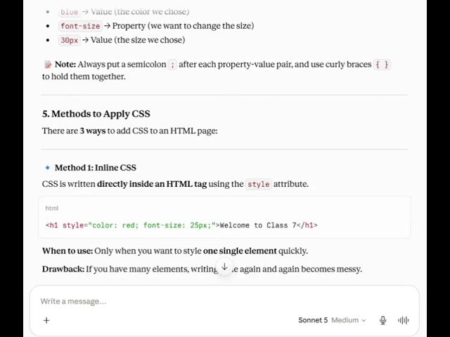 CSS tutorial 1 