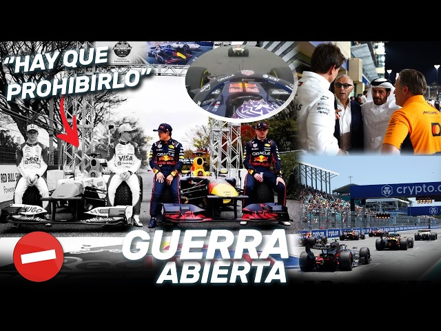 ¡¡RED BULL ACORRALADA!! la F1 QUIERE PROHIBIR los EQUIPOS B