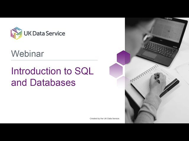 Webinar: Introduction to SQL and Databases