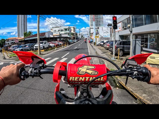 Pruebo Honda CRF 250 en la calle