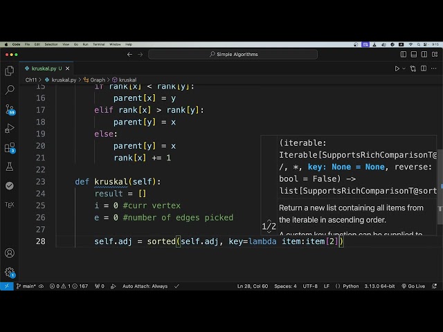 Algorithms and Data Structures Made Easy - Kruskal's Algorithm