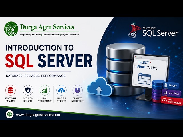 Microsoft SQL Server Tutorial || Smart Solutions for Every Assignment || #DurgaAgroServices