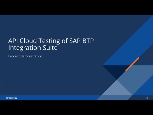 Updated: Tricentis API Cloud Testing of SAP BTP Integration Suite