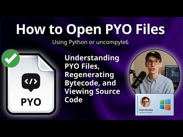 What is a PYO File? Python Optimized Bytecode Explained