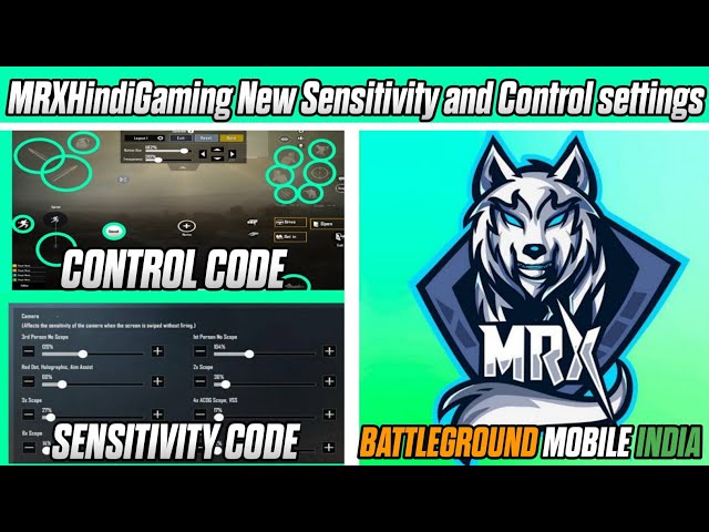MRXHindiGaming New Sensi & Claw Setting code | MRXHindiGaming Sensi & claw