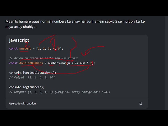 map() function in javascripte map() vs forEach()