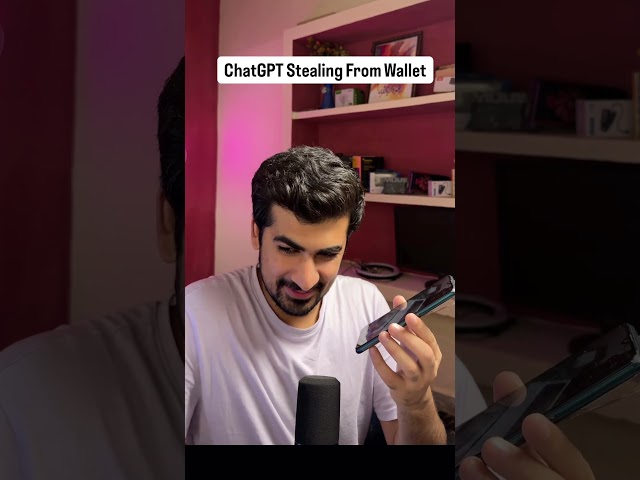 ChatGPT on stealing wallet 🤣 #ai #chatgpt #funny