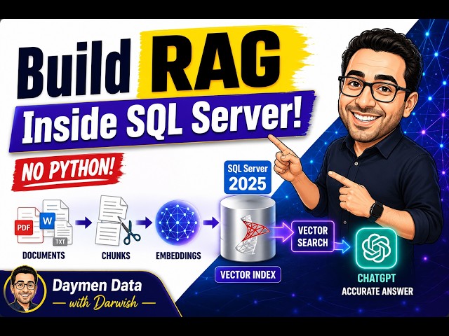 SQL Server 2025 + AI  Build a Complete RAG Pipeline with T-SQL
