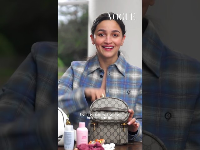 Alia Bhatt carries unlimited hair ties with her | In The Bag