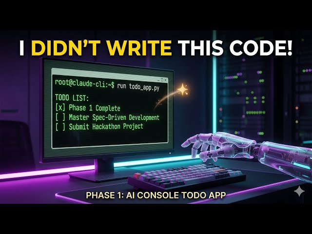 Spec-Driven Development: Building a Python Todo Console App with Claude Code