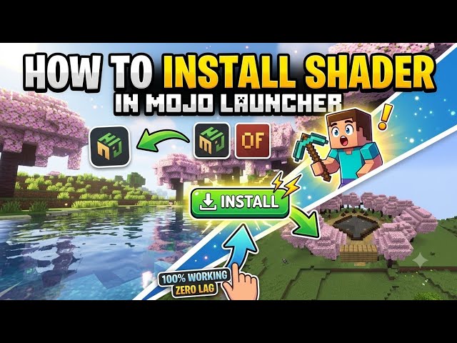 How To Install Shaders In Mojo Launcher! (Zero Lag & Full Fix) 🔥