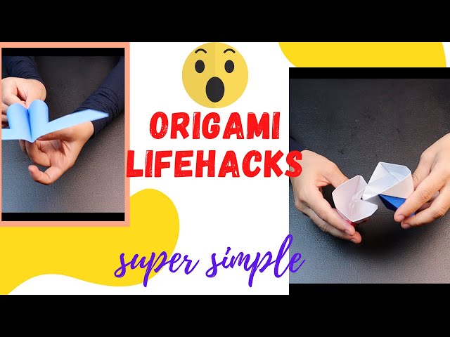 Origami lifehack/종이접기/Origami-vivhako/Astuce en origami