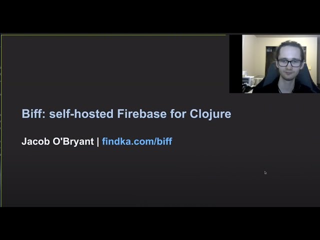Biff: Self-Hosted Firebase for Clojure