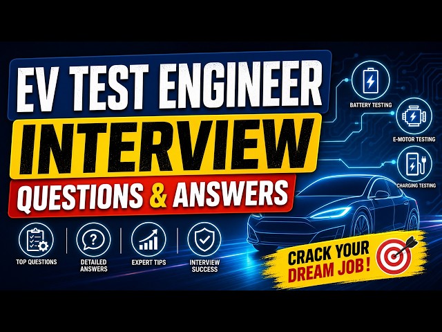 EV Test Engineer Interview Questions & Answer